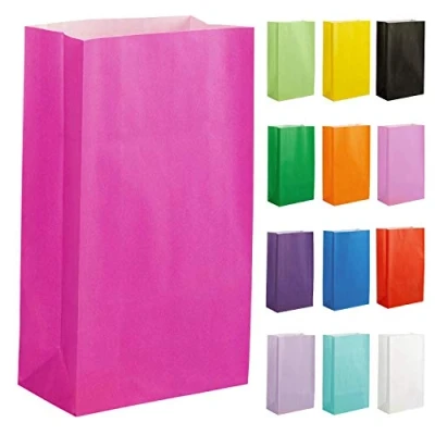 Abbildung von Thepaperbagstore 15 Papiertüten für Partys und Geschenke Pink 140x245x70mm
