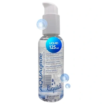 Abbildung von Joydivision AQUAglide liquid 125ml Gleitmittel, wasserbasiertes Gleitgel &amp; extra flüssig, kompatibel mit Latex Kondomen