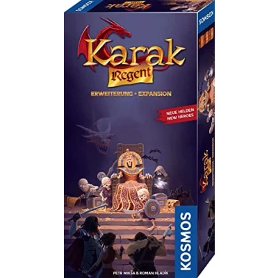 Abbildung von KOSMOS 683252 Karak Regent Erweiterung zum Basisspiel Karak, spannendes Kinderspiel ab 7 Jahre für 2 5 Personen, Fantasy Abenteuer Brettspiel, mit Würfeln, deutsche Anleitung, Gesellschaftsspiel