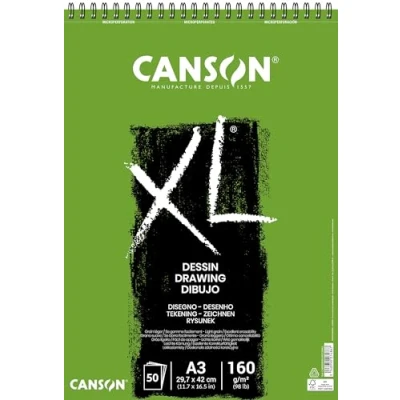 Abbildung von CANSON XL® Dessin Zeichenblock, DIN A3, 50 Blatt, 160 g/m²