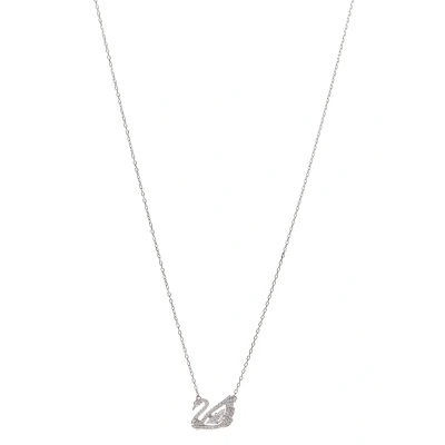 Abbildung von Swarovski Dancing SWAN Necklace Halskette, Damen, Größe: One Size, White