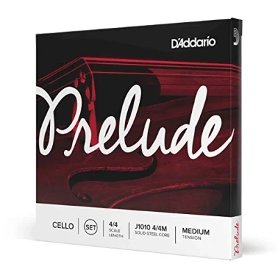 Abbildung von D&#039;Addario J1010 4/4M Prelude Satz umsponnen (A Nickel), Heavy Tension für Cello
