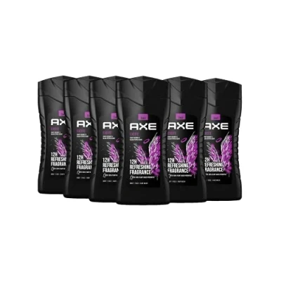 Abbildung von Axe 3 in 1 Duschgel &amp; Shampoo Excite für ganztägige Frische, unwiderstehlichen Duft und eine angenehme Dusche dermatologisch getestet 6x 250 ml