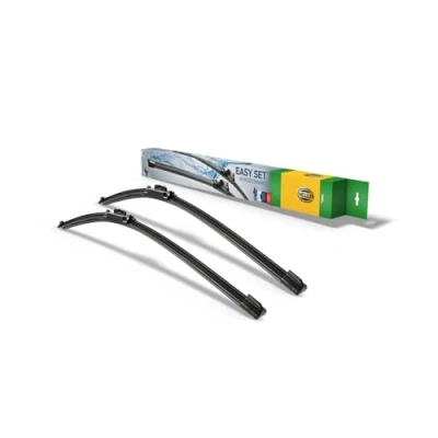 Abbildung von HELLA Easy Set OE Scheibenwischer SetOE6548 Flachblatt Wischer für Linkslenker 650/475mm 26/19&quot; vorne Menge: 2 9XW 358 164 131