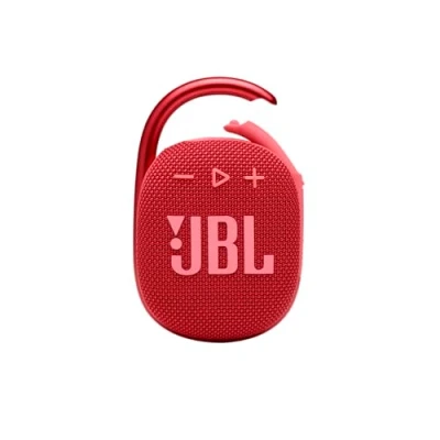 Abbildung von JBL Clip 4 tragbarer Mini Bluetooth Lautsprecher, großer Klang und starker Bass, integrierter Karabiner, wasserdicht IP67 staubdicht, 10 Stunden Wiedergabe, Lautsprecher für zu Hause,