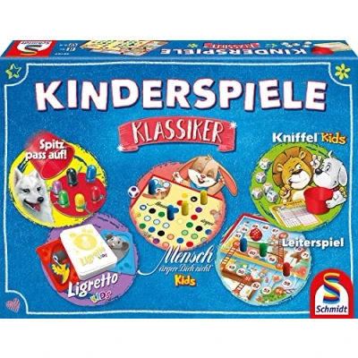 Abbildung von Schmidt Spiele 49189 Kinderspiele Klassiker, Kinderspielesammlung, bunt