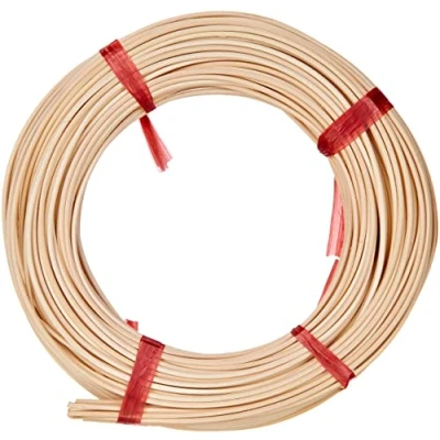 Abbildung von Rayher Hobby 6502700 Peddigrohr, natur, 1A Rotbandqualität, 2,8 mm ø, Nr. 7, Rolle 125 g (ca. 35 m), Flechtrohr, Flechtmaterial, Beige