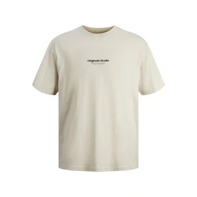 Abbildung von Jack &amp; Jones Jorvesterbro CREW NECK Tshirt print, Herren, Größe: XL, Moonbeam