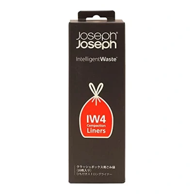 Abbildung von Joseph IW5 Müllbeutel, Küchenabfallbeutel mit Kordelzug, extra stark Packung 20 Stück, fasst 50 Liter, Klar