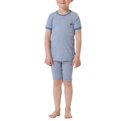 Abbildung von Schiesser LOVE Set Nachtwäsche für Kinder, Größe: 92, Jeansblau