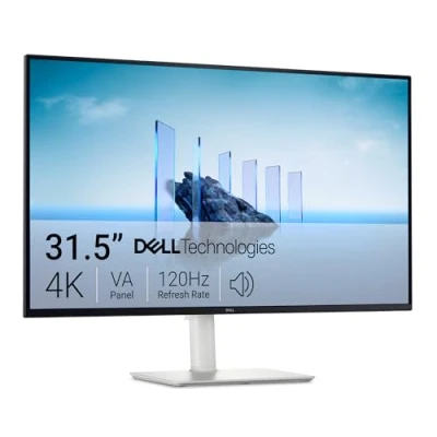 Abbildung von Dell 32 Plus Monitor S3225QS, 4K UHD (3840x2160), 120Hz, VA, 4ms, AMD FreeSync Premium, 95% DCI P3, HDR10, Höhenverstellbar, Eingebaute Lautsprecher, DisplayPort, 2 HDMI, 3 Jahre Garantie