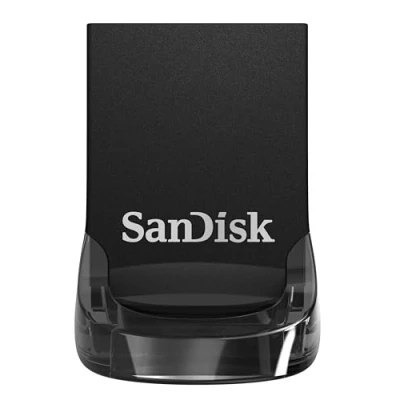 Abbildung von SanDisk Ultra Fit USB 3.2 Flash Laufwerk 1TB, (Für Laptops und Spielkonsolen, Plug and Stay, 400 MB/s Lesen, RescuePRO Deluxe Software)