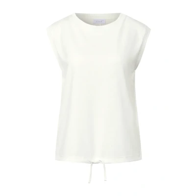 Abbildung von Street One Studio LOOK MIT TAPE Tshirt print, Damen, Größe: 42, Weiß