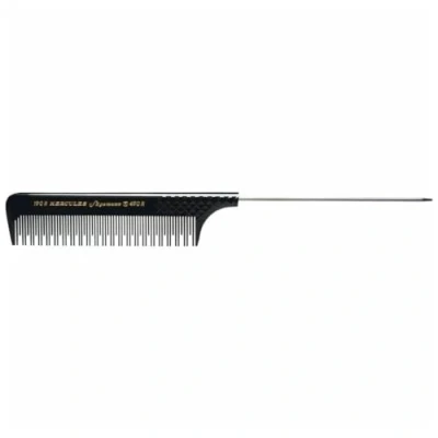 Abbildung von HERCULES SÄGEMANN Toupier Nadelstielkamm Ergonomisch gestalteter Kamm für sanftes Toupieren und voluminöse Frisuren. Ideal präzise Styling Resultate. Farbe: Schwarz Größe: 9 Zoll