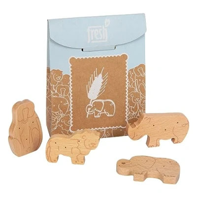 Abbildung von small foot Tierkekse &quot;fresh&quot; aus Holz, Zubehör für Kaufladen und Kinderküche, Rollenspielzeug ab 3 Jahren, 12353