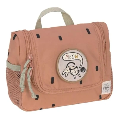 Abbildung von LÄSSIG Kinder Kulturtasche Waschbeutel Waschtasche Kulturbeutel zum Hängen/Mini Washbag Happy Prints Karamell