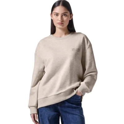 Abbildung von Street One Studio MIT Rundhals Sweatshirt, Damen, Größe: 38, Beige