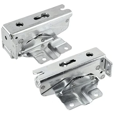 Abbildung von AllSpares Türscharnier Set für Kühlschrank geeignet Bosch Siemens Neff Quelle Constructa Balay Küppersbusch 00481147/481147 und AEG Electrolux 407131425/8 (100x40x65)