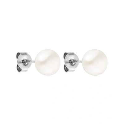 Abbildung von PURELEI® Pearl Ohrringe (Silber) Damenohrringe aus langlebigem Edelstahl Wasserfeste Damen 1,56 cm Durchmesser Modeschmuck für deinen individuellen Look