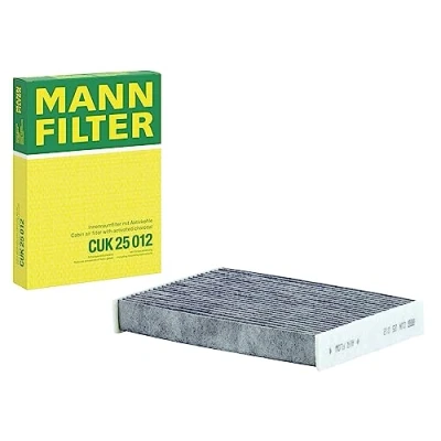 Abbildung von Original MANN FILTER Innenraumfilter CUK 25 012 Pollenfilter mit Aktivkohle Für PKW