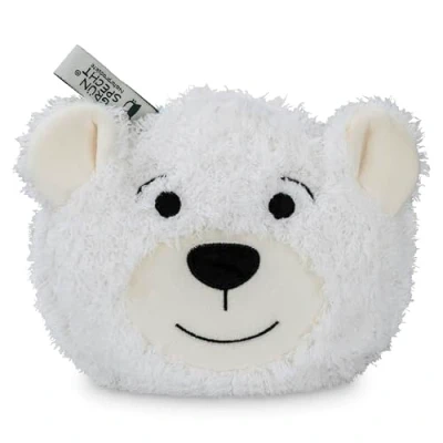 Abbildung von GRÜNSPECHT Mein kleiner Wärmefreund Eisbär, Kirschkern Wärmekissen mit waschbarem Bezug für Kinder, wärmendes Kuscheltier bei Bauchschmerzen &amp; Erkältung (373 V1)