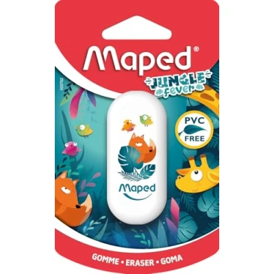 Abbildung von Radiergummi Maped Jungle Fever effizientes Radiergummi, Dschungel Design ideal für Kinder,