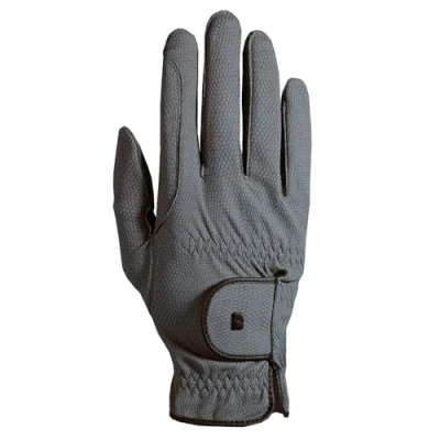 Abbildung von Roeckl Sports Reithandschuh ROECK Grip, Turnier Sommer Handschuh, Anthrazit 9.5