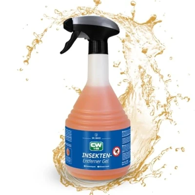 Abbildung von DR. WACK CW1:100 Insekten Entferner Gel 750 ml I Premium Reiniger für Scheibe, Scheinwerfer &amp; Frontpartie Hohe Ergiebigkeit Reinigungswirkung Hochwertige Autopflege Made in Germany