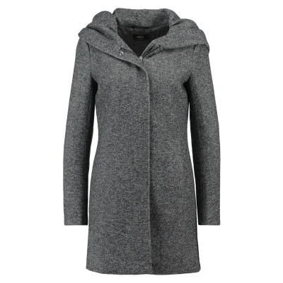 Abbildung von ONLY Onlsedona OTW NOOS Kurzmantel, Damen, Größe: Small, Dark grey melange