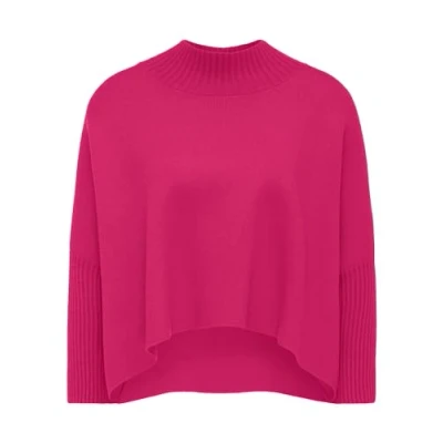 Abbildung von APART Oversized Pullover in Milano Knit aus Einer Soften Viskose Mischung mit Kaschmir, pink, 40/42
