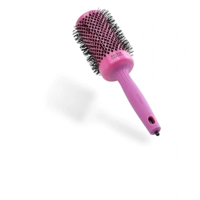Abbildung von Olivia Garden Expert Blowout Shine Pink 55 Runde, antistatische Keramikbürste für glänzende und frizzfreie Blowouts