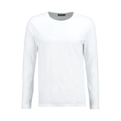 Abbildung von Jack &amp; Jones Oneck NOOS Langarmshirt, Herren, Größe: XS, Optical white