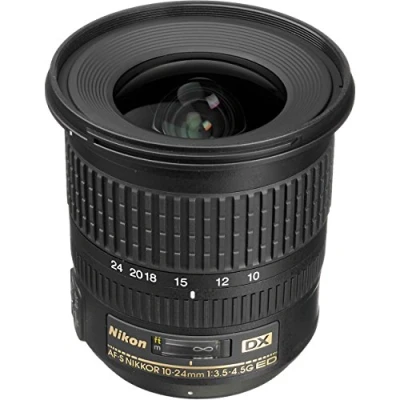 Abbildung von Nikon AF S DX Nikkor 10 24mm 1:3,5 4,5G ED Objektiv (77 mm Filtergewinde) schwarz