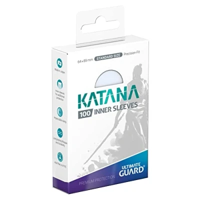 Abbildung von Ultimate Guard Katana Inner Sleeves Standardgröße Transparent (100)