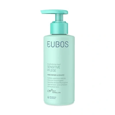 Abbildung von EUBOS SENSITIVE PFLEGE Hand Repair &amp; Schutz Pumpspender Handcreme Für trockene, rissige Hände spürbar glattere und weichere Hautverträglichkeit dermatologisch bestätigt 150ml