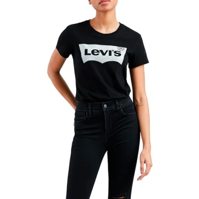 Abbildung von Levi&#039;s Damen The Perfect Tee T Shirt,Holiday Black,M