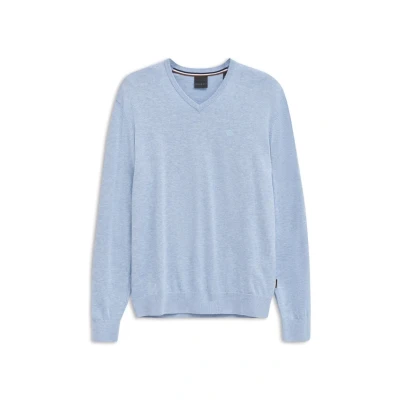 Abbildung von bugatti Vneck Strickpullover, Herren, Größe: Small, Hellblau