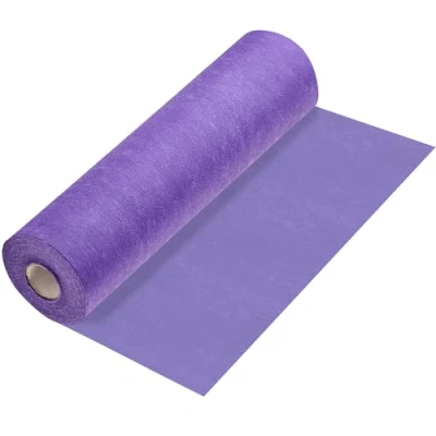 Abbildung von 100%Mosel Vlies Tischläufer, in Lila (30 cm x 25 m), dekoratives Tischband, edle Tischdeko für Geburtstage &amp; Hochzeiten, Bunte Dekoration zu besonderen Anlässen