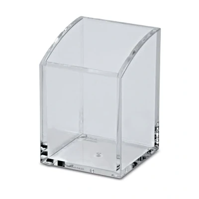 Abbildung von Maul Stiftehalter aus Acryl Schreibtisch Organizer für Stifte und Scheren in edlem Look Vielseitige Anwendbarkeit im Büro, zu Hause Transparent