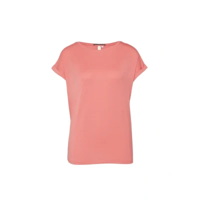 Abbildung von QS Tshirt basic, Damen, Größe: XXL, Koralle