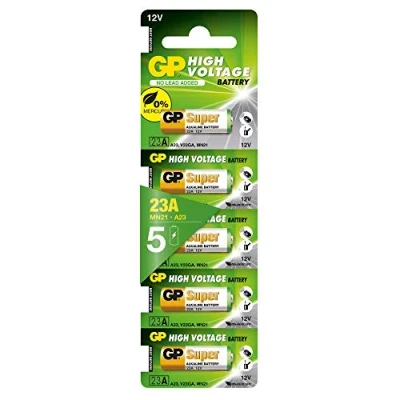 Abbildung von GP 23A Alkaline Batterie MN21 12V, 5er Pack