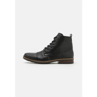 Abbildung von Rieker Schnürstiefelette, Herren, Größe: 42, Nero/schwarz Schuhe