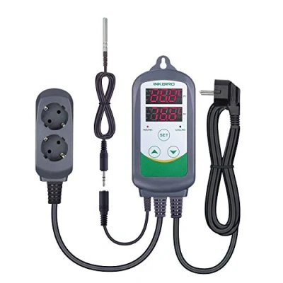 Abbildung von Inkbird ITC 308S Digitale Temperaturregler Thermostat mit 1,97&quot; Klinkenstecker NTC Temperatur Sonde