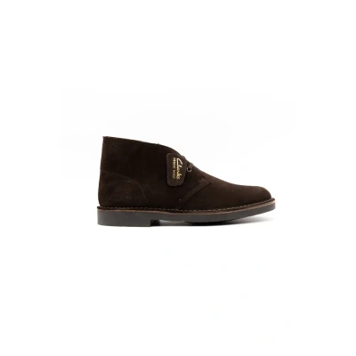 Abbildung von Clarks Herren Desert Bt Evo Derby Schnürhalbschuhe, Dark Brown Suede, 42.5 EU