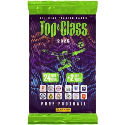 Abbildung von PANINI FIFA Top Class 2025 Trading Cards Fat Pack 24 Karten + 2 Holo Giants