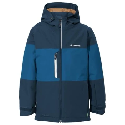 Abbildung von Vaude Unisex Kinder Kids Snow Cup Jacket, Dark Sea/desert, 134 140 EU