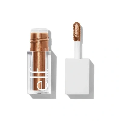 Abbildung von e.l.f. Liquid Metallic Eyeshadow, Lidschatten Mit Metallischem Finish, Langanhaltende Formel Auf Gel Basis, Schnell Trocknend, Vegan &amp; Tierversuchsfrei, Moon, 3 ml