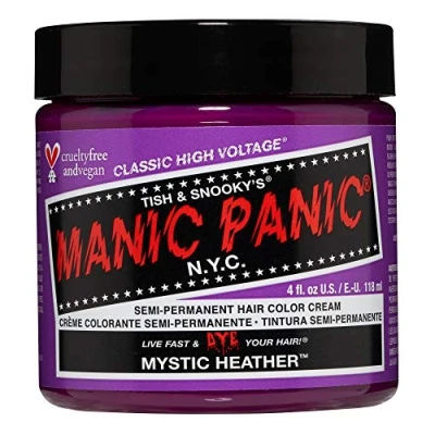 Abbildung von Manic Panic Mystic Heather Classic Creme, vegan, tierversuchsfrei, violette semipermanente Haarfarbe, 118 ml