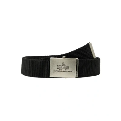 Abbildung von Alpha Industries Heavy DUTY BELT Gürtel, Größe: One Size, Black
