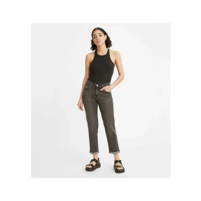Abbildung von Levi&#039;s MID RISE Boyfriend Jeans Slim Fit, Damen, Größe: 27x30, Blacks